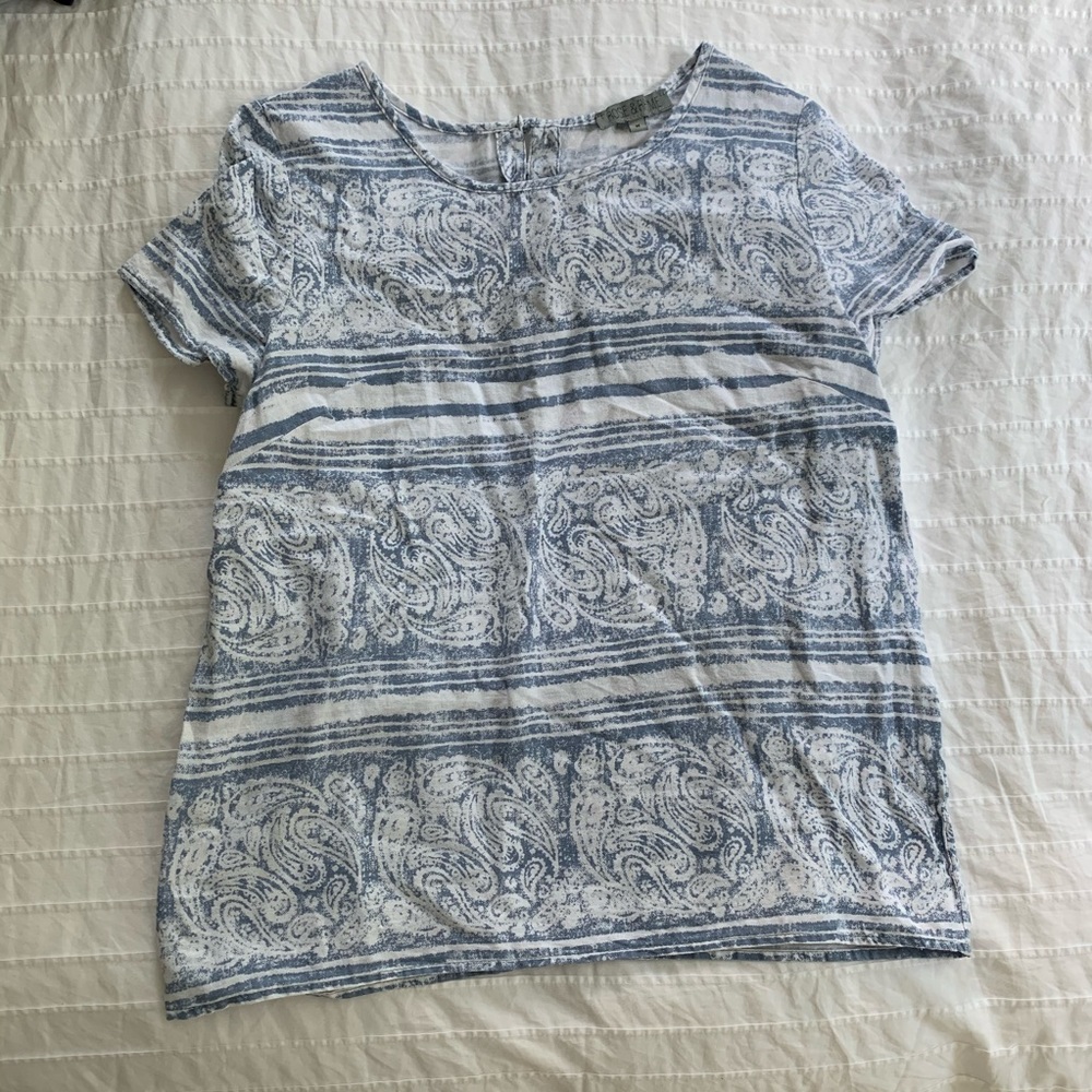 Rose & Rhyme Linen Top